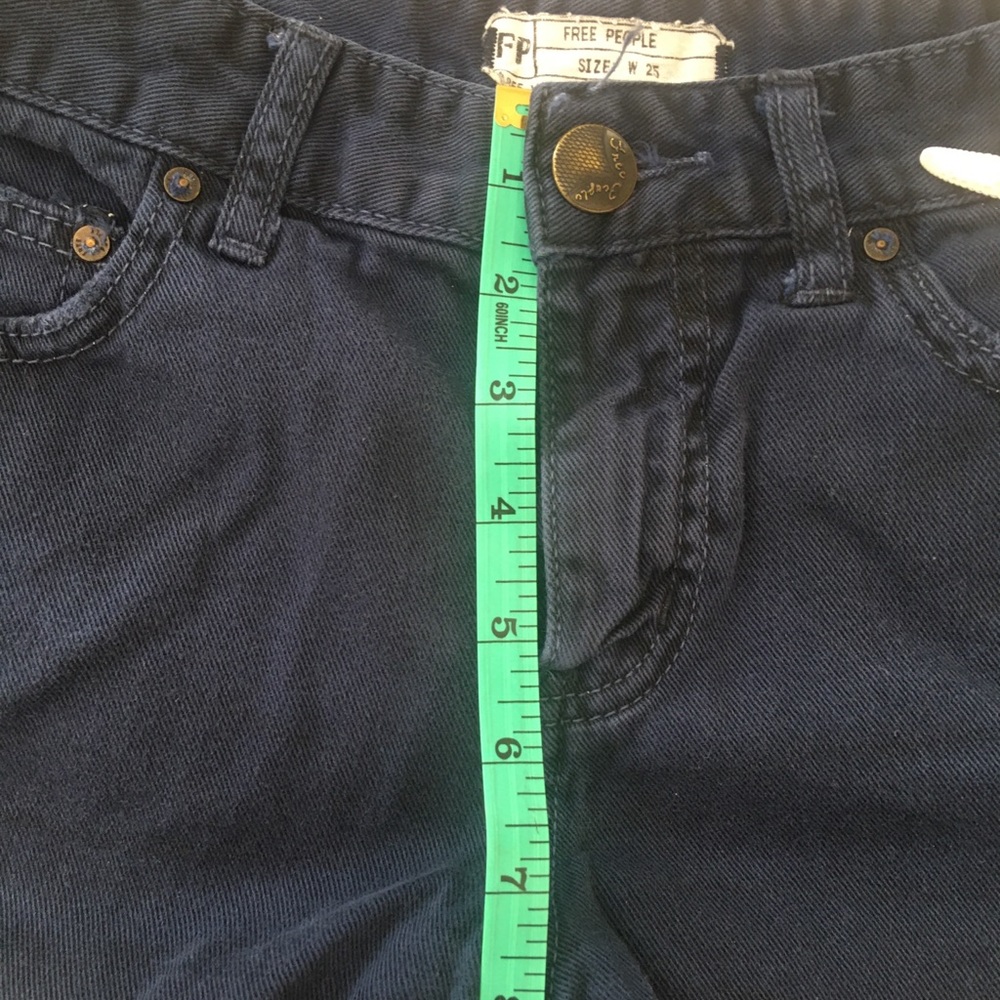 Free People Shorts (Blue) - Picture 3 of 6